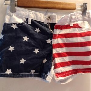 Children's Place stars and stripes shorts size 10 girls